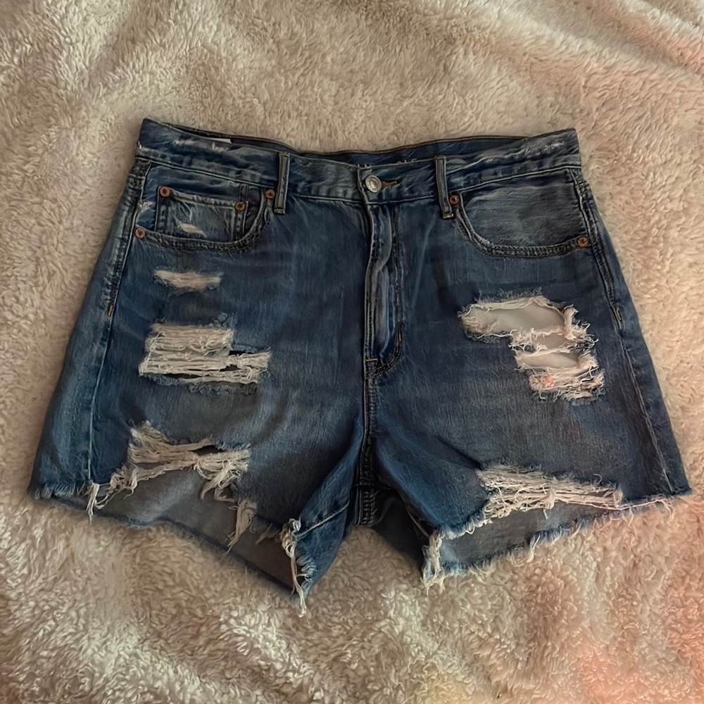 Size 10 American eagle high waist denim shorts